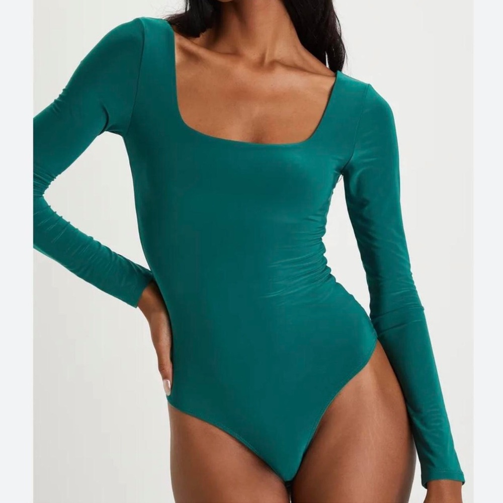 Lululemon Storm Teal Wundermost Bodysuit